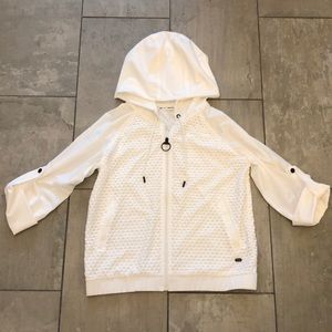 DKNY Sport ZIP Up Hoodie Blouse